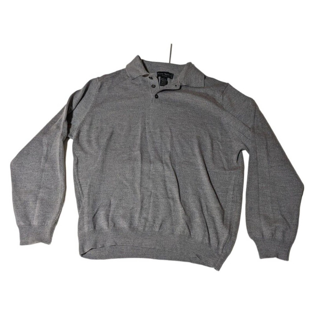 Ponte Vecchio by Toscano Made in Italy 100% Merino Wool Mens Small Gray